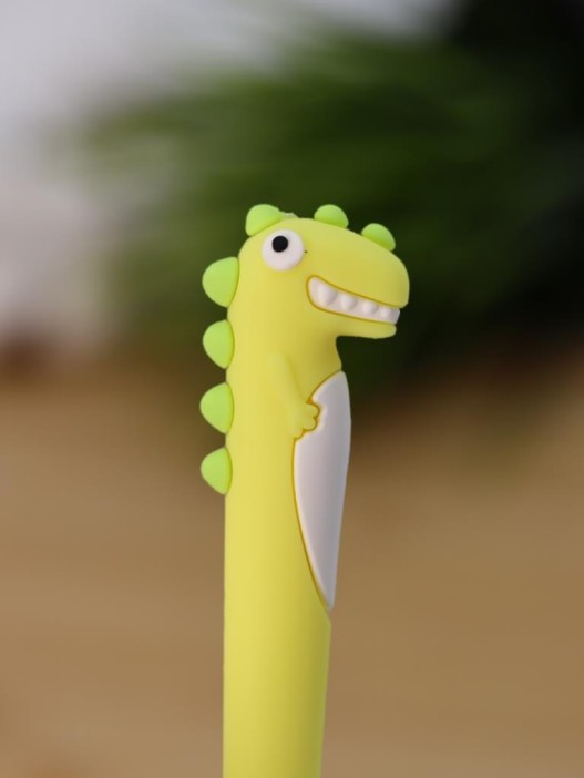 Зубная щётка для взрослых iLikeGift &quot;Tiny Rawr&quot;, yellow (10 см) 