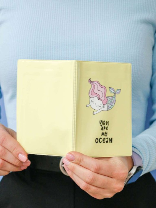 ОБЛОЖКА ДЛЯ ПАСПОРТА «You are my ocean», плотность 560 мкм 