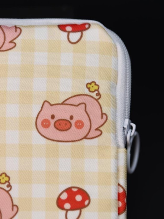 Косметичка &quot;Lovely day&quot;, yellow (12.5*12.5 см) 