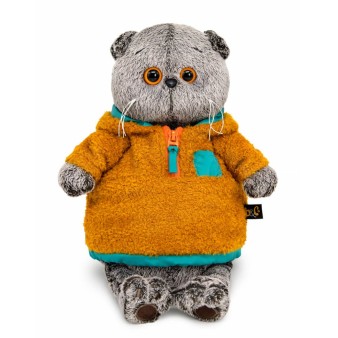 Мягкая игрушка "Кот Басик в анораке" (25 см)