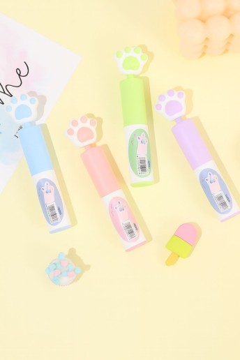 Маркер текстовыделитель "Soft paw", mix