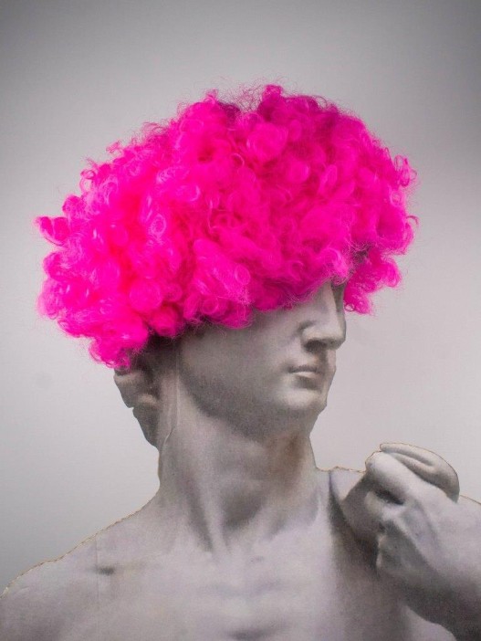 Парик карнавальный &quot;Funny curls&quot;, pink 