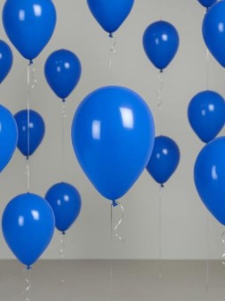 Набор воздушных шаров 10 шт. "Timeless", dark blue (25 см)