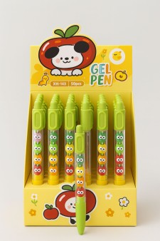 Ручка "Funny smile", green, шоу-бокс 36 шт.