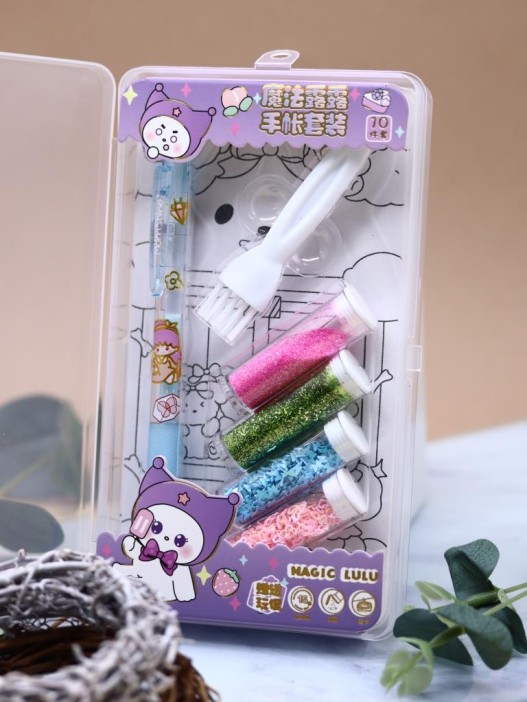 Клеевая ручка с блестками 4 цвета &quot;Magic Lulu&quot;, blue 