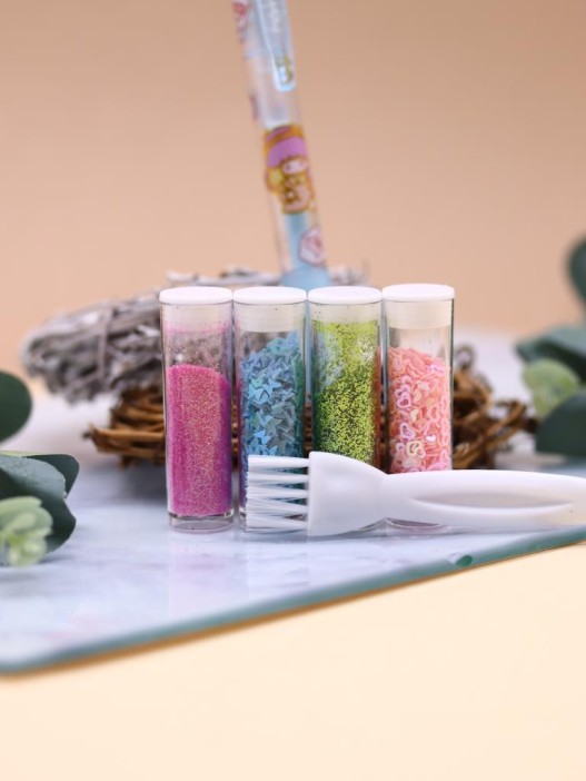 Клеевая ручка с блестками 4 цвета &quot;Magic Lulu&quot;, blue 