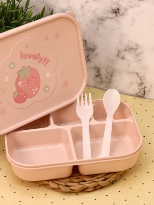 Ланчбокс &quot;Tasty dinner&quot;, pink (1000 мл) 