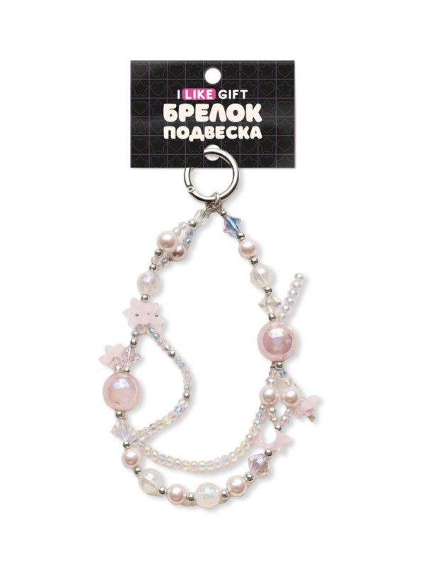 Брелок-подвеска для телефона iLikeGift «Crystal», pink 