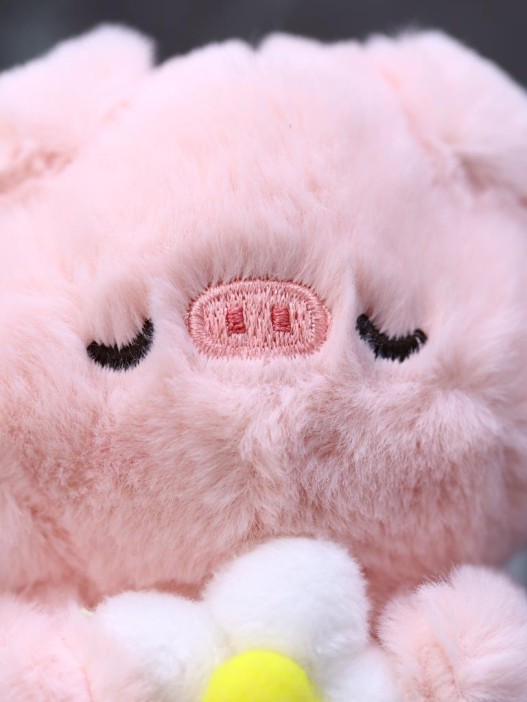 Плюшевый брелок "Pig flower dream", pink (12 см) 