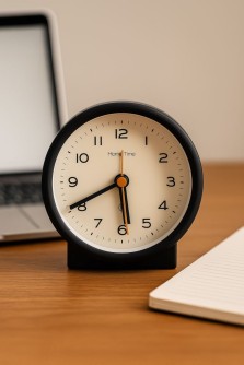 Часы-будильник «Rise and Shine», black