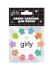 Набор заколок для волос GIRLY 10 шт. "Цветы", радуга