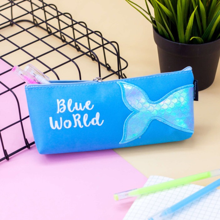 Пенал "Blue world", blue 