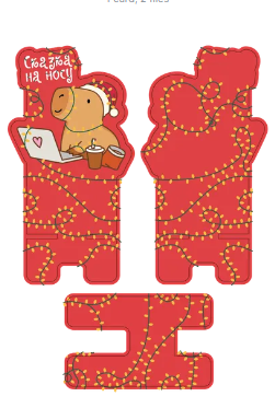 Подставка под телефон/планшет &quot;Cappy new year! Business red&quot; 