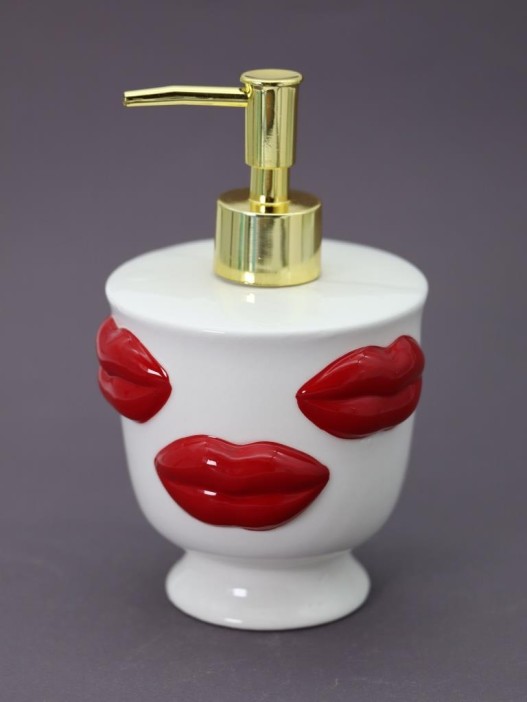Дозатор для жидкого мыла iLikeGift "Чувственные губы", 400мл 