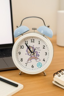 Часы-будильник "Unicorn", purple