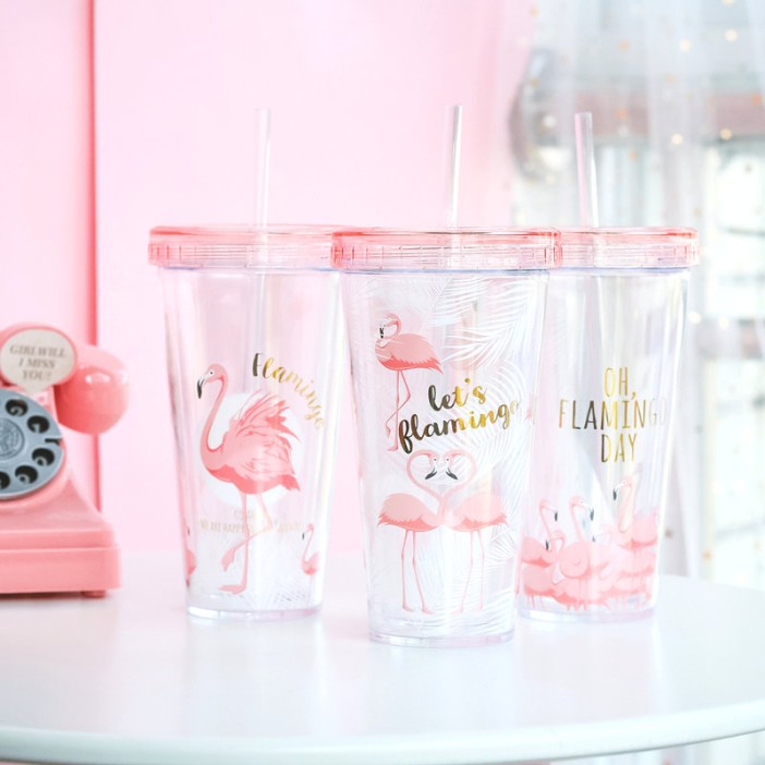 Тамблер "Oh, Flamingo day" 