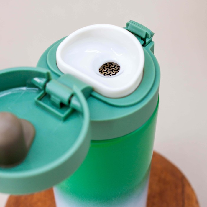 Термокружка "Love you more", green (370 ml) 