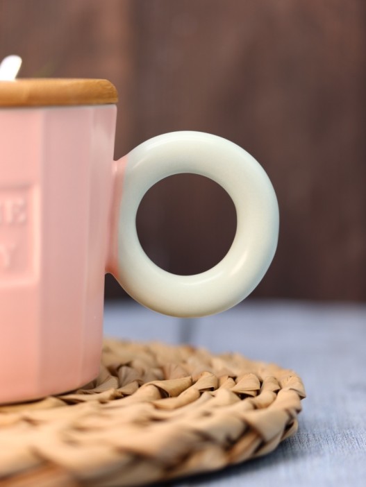 Кружка «Welcome the day», pink (320 ml) 