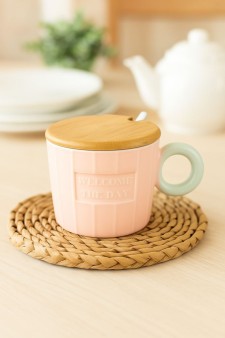 Кружка «Welcome the day», pink (320 ml)