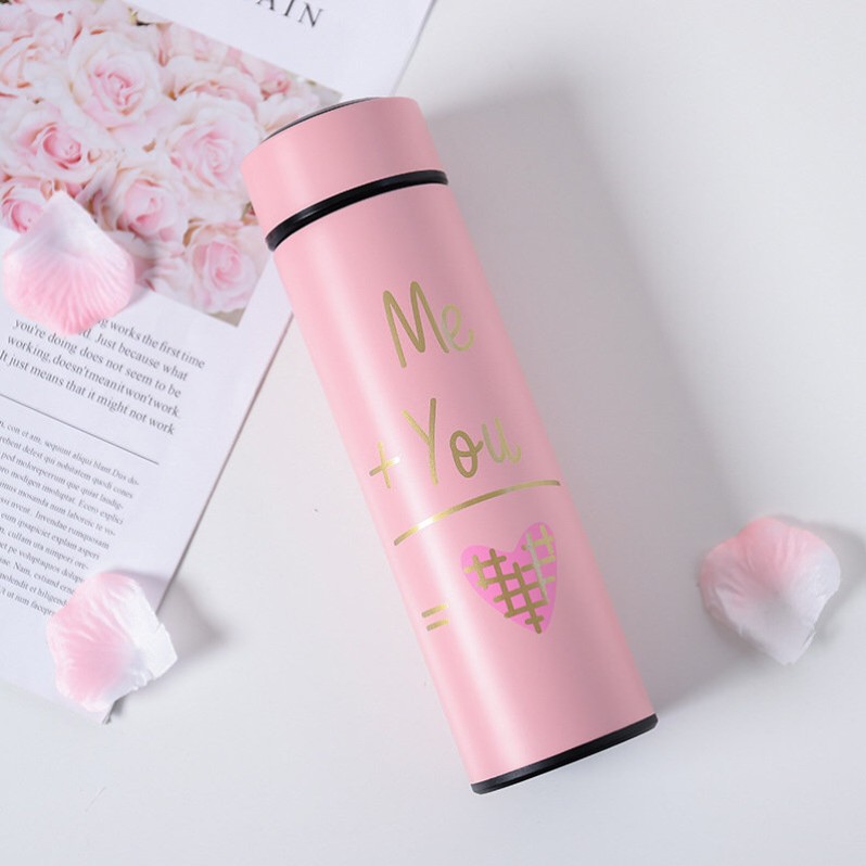 Термос "Me+You", pink (400ml) 