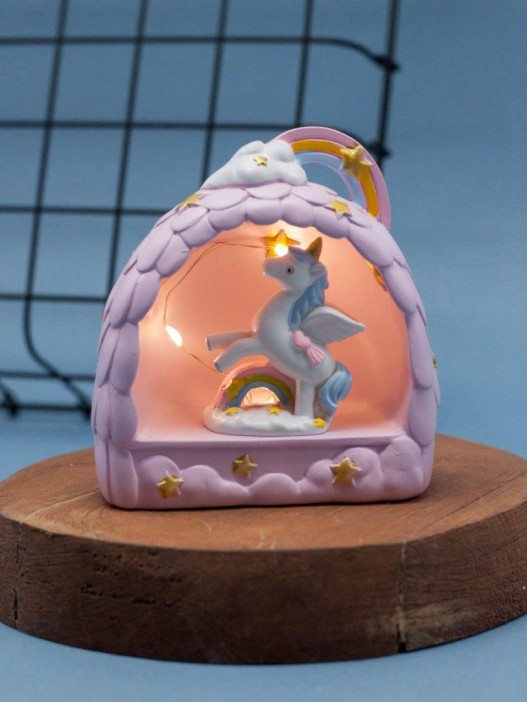 Ночник &quot;Rainbow unicorn&quot;, purple (9,5 см), пластик 