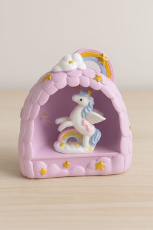 Ночник "Rainbow unicorn", purple