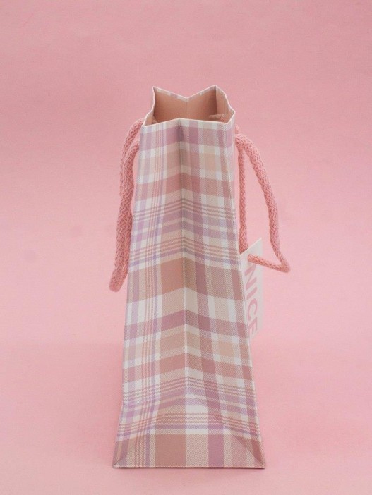 Пакет подарочный «Nice», pink (18*23*10) 