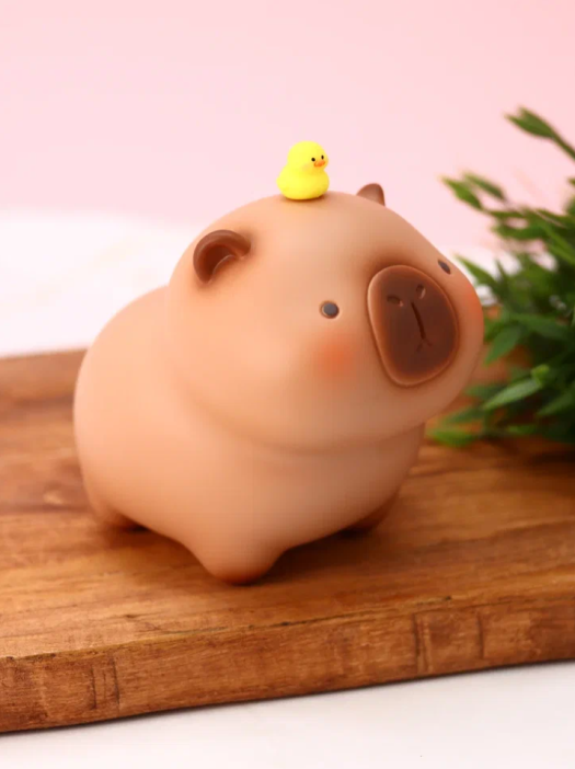 Копилка &quot;Capybara Friend Duck&quot;, 14 см 