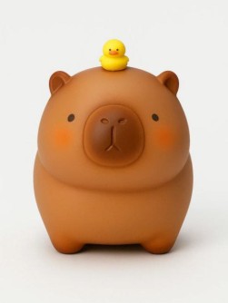 Копилка "Capybara Friend Duck", 14 см