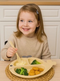 Тарелка "Whale", beige