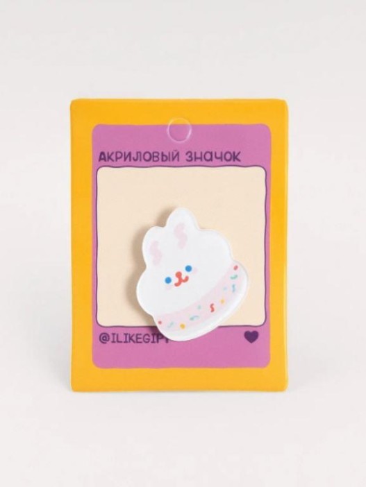 Значок акриловый iLikeGift &quot;Donut Bunny&quot; 