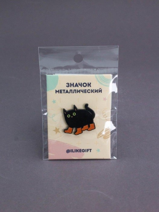 Значок металлический iLikeGift &quot;Puss in Boots&quot; 