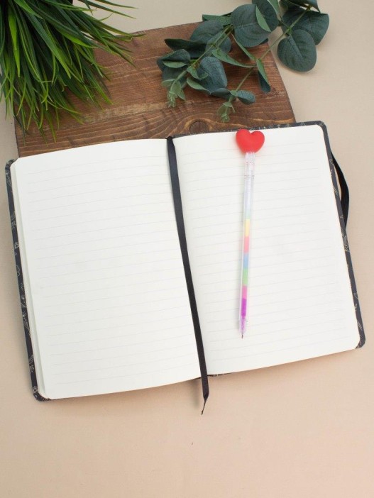 Блокнот (А5) &quot;Spring butterflies&quot;, black (14.5*21) 