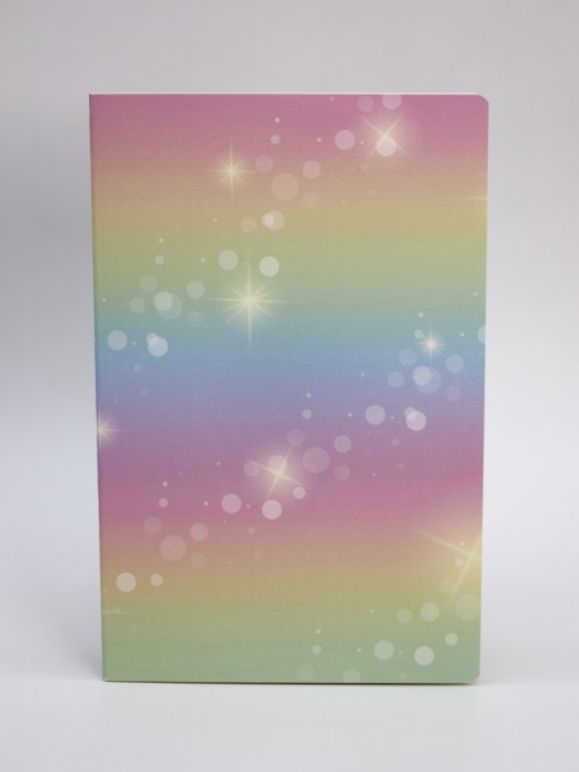 Блокнот (А5) "Rainbow pattern", yellow (14.5х21 см) 