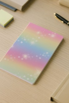 Блокнот (А5) "Rainbow pattern", yellow (14.5х21 см)