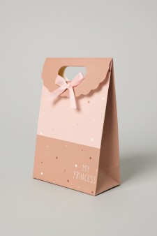 Пакет подарочный (XS) "Small dots", orange (12x6x16)