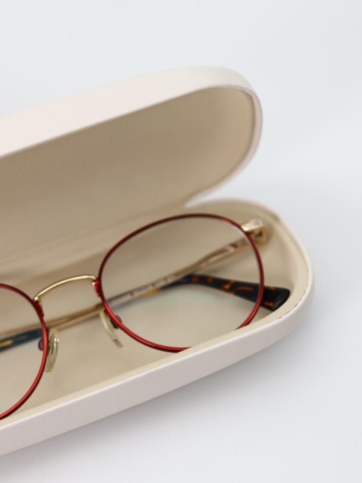 Чехол для очков "Жизнь прекрасна", желтый 