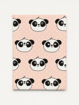 ОБЛОЖКА ДЛЯ ПАСПОРТА Panda Dots, плотность 600 мкм