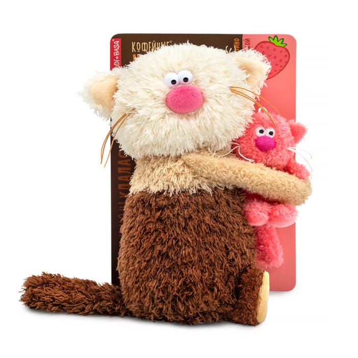 Мягкая игрушка "Капучино с Клубникой Коллекция "Сиропчики" (19 см) 