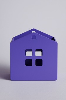 Кашпо Домик (170*175*80) фиолетовый