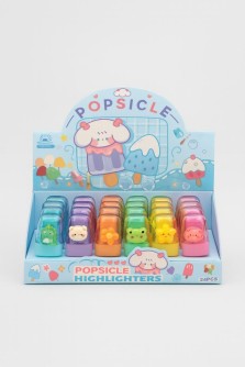 Маркер текстовыделитель "Animals face", mix, mix, шоу-бокс 24 шт.