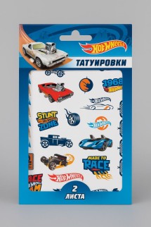 Наклейки - татуировки «Хот Вилс №2», 2 листа (19 х 11,8 см)
