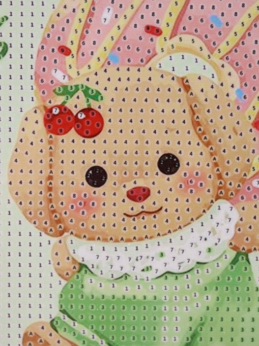 Алмазная мозаика на подрамнике Draw Me! «Beautiful bear», (20*20 см) 