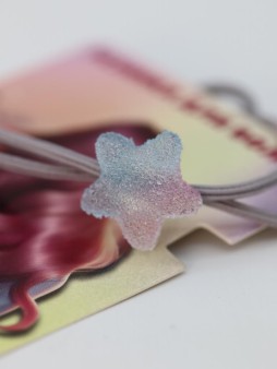 Резинка для волос GIRLY "Star", blue