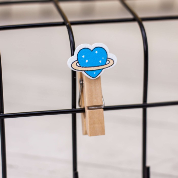 Прищепки "Royal unicorn", mix color 