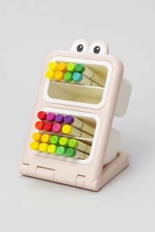 Органайзер настольный «Interesting eyes», pink (20,5*14,2*17 см)