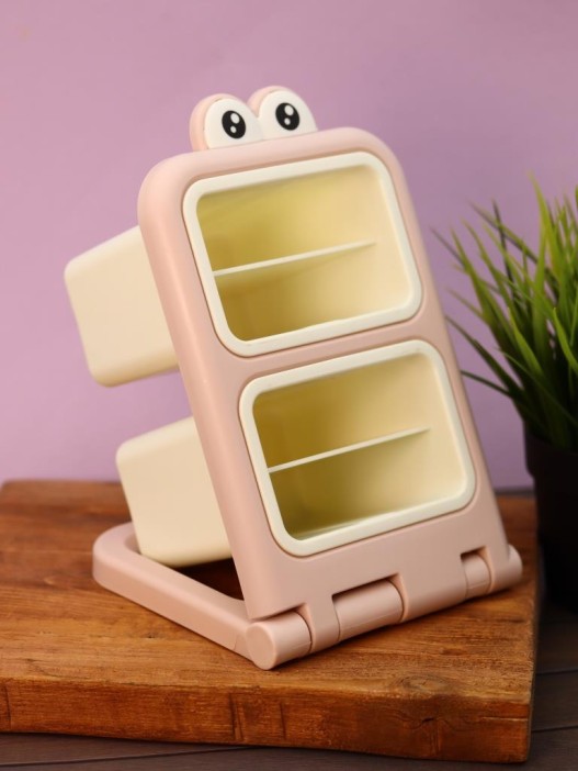 Органайзер настольный «Interesting eyes», pink (20,5*14,2*17 см) 