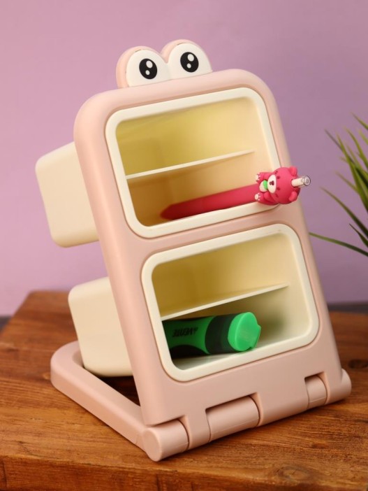 Органайзер настольный «Interesting eyes», pink (20,5*14,2*17 см) 