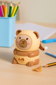 Точилка для карандашей механическая "Funny capybara", brown