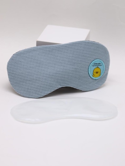 Маска для сна гелевая &quot;Texture&quot;, grey 